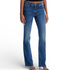 MOTHER The Outsider Mid Rise Jean in Medium Kitty Size 24